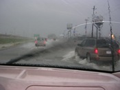 Drivers on Highway 77/83 Frontage Road near Barnard, Brownsville (click to enlarge)